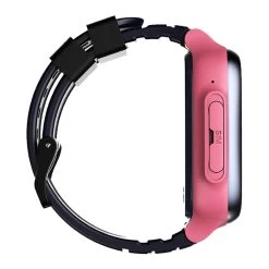 360 Kids Smart Watch E1 (4G/LTE. Patch Trace, Video Call, 1 Click SOS) - Pink -3C Electronics Store 360 4g kids smart watch e1 pink side
