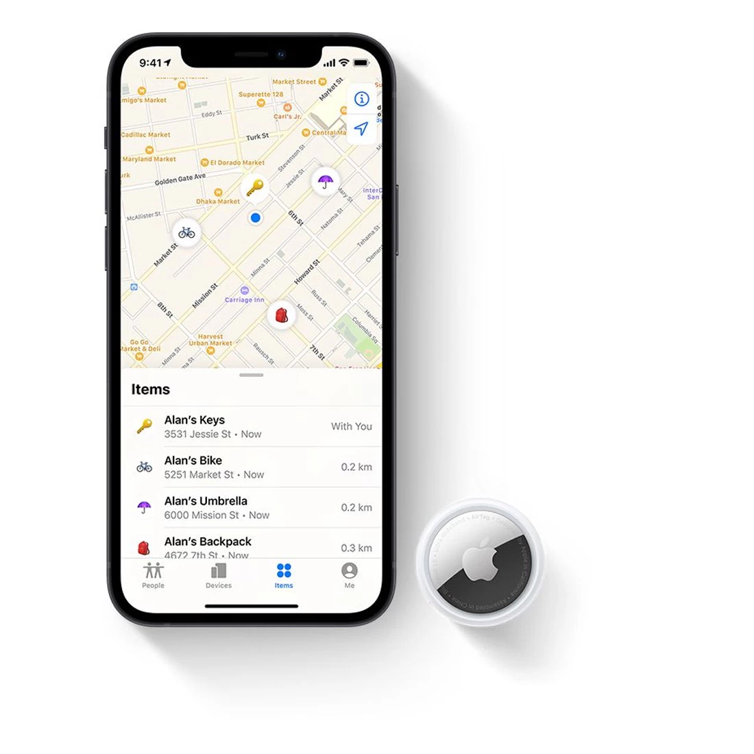 Apple AirTag MX542ZP/A (4-Pack) 6 Apple AirTag MX542ZP/A (4-Pack) - Image 4