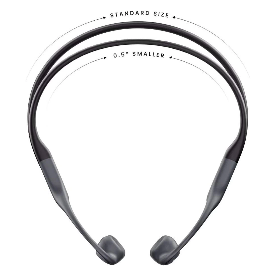 Shokz OpenRun Mini Bluetooth Open-Ear Endurance Headphones - Black 7 Shokz OpenRun Mini Bluetooth Open-Ear Endurance Headphones - Black - Image 5