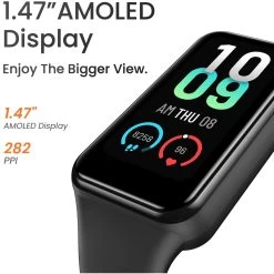 Amazfit Band 7 Fitness & Health Tracker - Black -3C Electronics Store amazfit band 7 blk 1