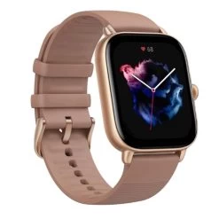Amazfit GTS 3 Smart Watch (42mm) - Gold Brown -3C Electronics Store amazfit gts 3 smartwatch rose 3