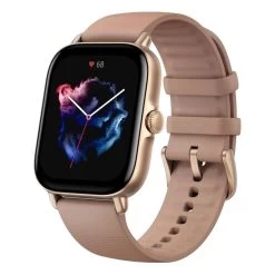 Amazfit GTS 3 Smart Watch (42mm) - Gold Brown