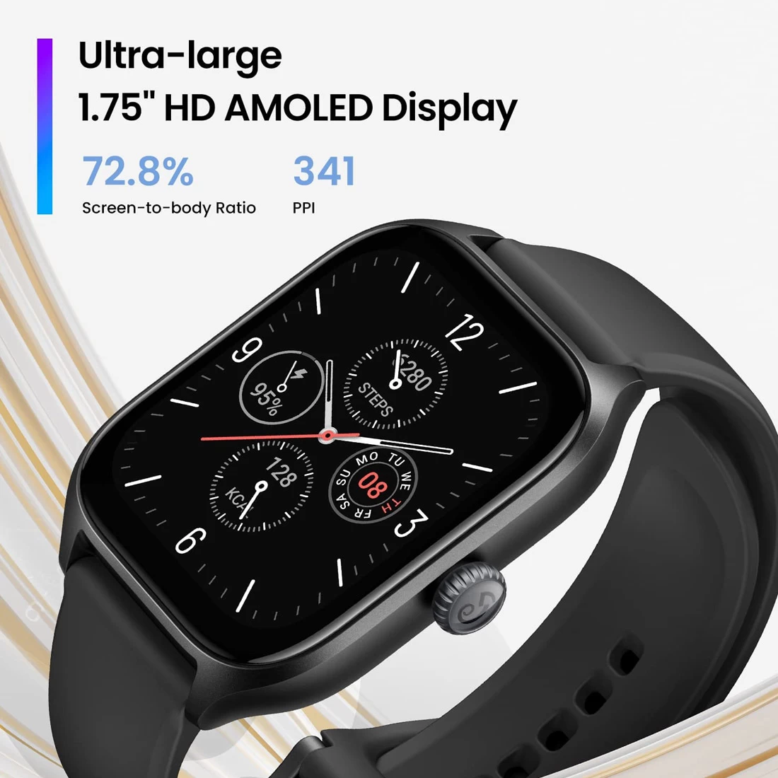 Amazfit GTS 4 Smart Watch (43mm) - Black 5 Amazfit GTS 4 Smart Watch (43mm) - Black - Image 3