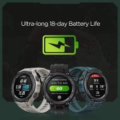 Amazfit T-Rex Pro 48mm Outdoor Smart Watch - Black 12 Amazfit T-Rex Pro 48mm Outdoor Smart Watch - Black -3C Electronics Store amazfit t rex pro smart watch balck 2