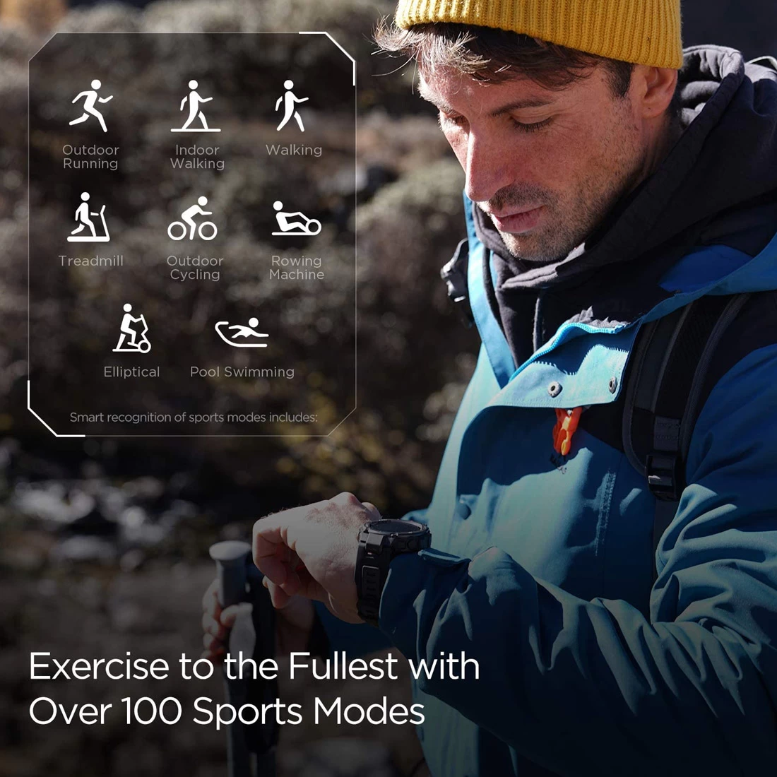 Amazfit T-Rex Pro 48mm Outdoor Smart Watch - Black 6 Amazfit T-Rex Pro 48mm Outdoor Smart Watch - Black - Image 4