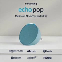 Amazon Echo Pop Compact Smart Speaker - Midnight Teal 11 Amazon Echo Pop Compact Smart Speaker - Midnight Teal -3C Electronics Store amazon echo pop compact smart speaker glacier midnight teal2