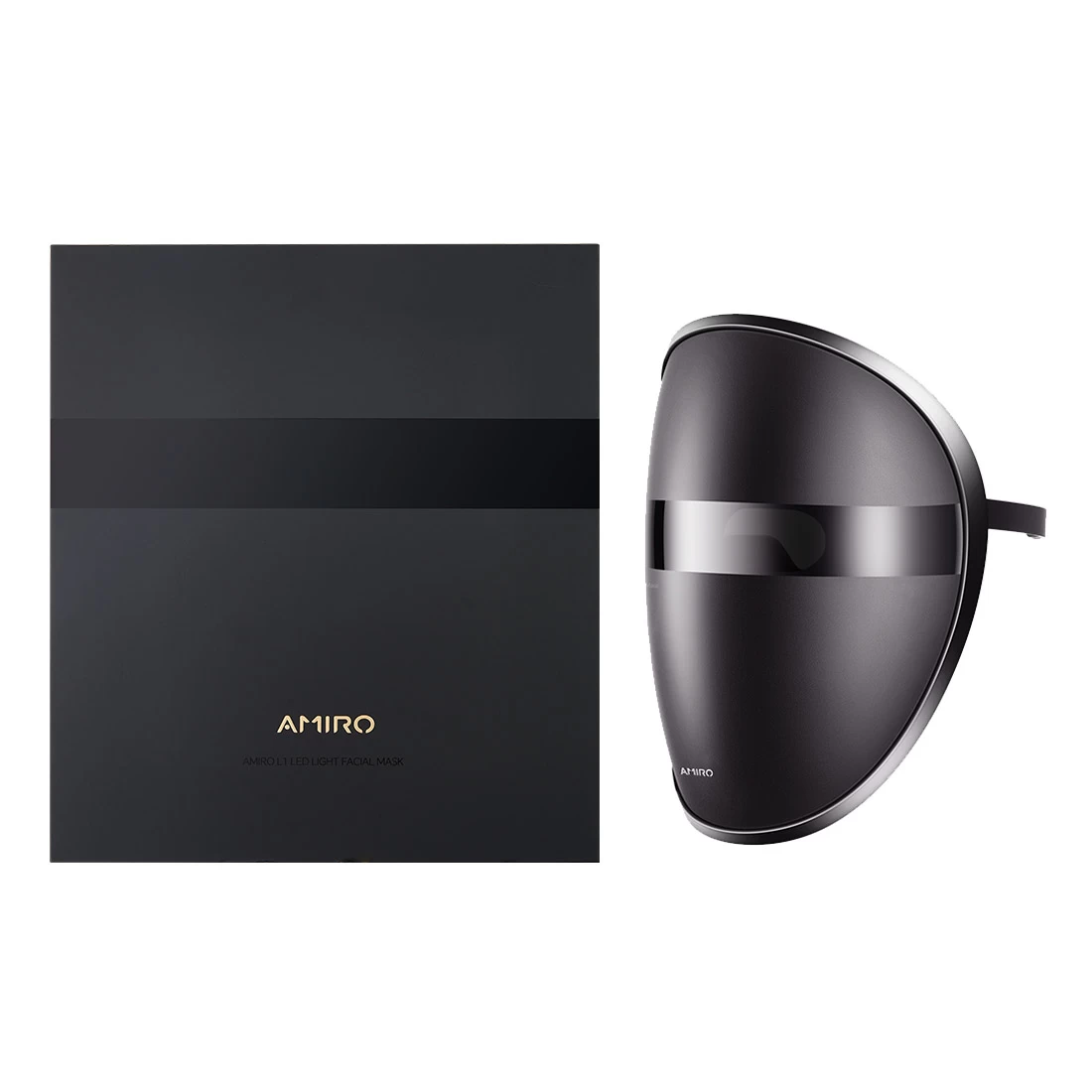 AMIRO L1 LED Light Therapy Facial Mask - Black 3 AMIRO L1 LED Light Therapy Facial Mask - Black