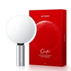 AMIRO Oath O2 LED Auto Illuminate Vanity Mirror - White -3C Electronics Store amiro oath auto illuminate sensor mirror white1
