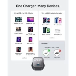 Anker 511 Charger (Nano 3, 30W) - Black -3C Electronics Store anker 511 charger nano 3 30w black6