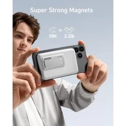 Anker 633 Magnetic Battery (MagGo) - White -3C Electronics Store anker 633 magnetic battery maggo white5