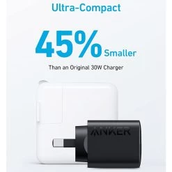 Anker 323 USB C Charger (33W) - Black -3C Electronics Store anker charger 33w 1