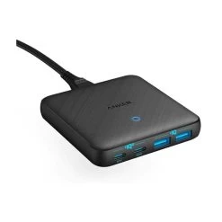 Anker PowerPort Atom III 65W Four Port Slim Wall Charger - Black
