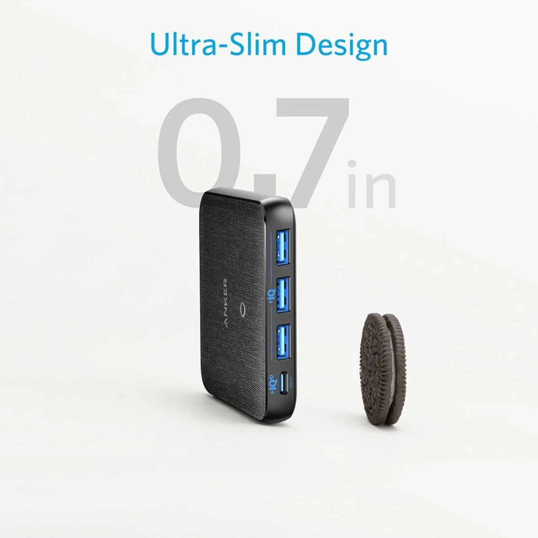 Anker PowerPort Atom III Slim Wall Charger (Four Ports) - Black 7 Anker PowerPort Atom III Slim Wall Charger (Four Ports) - Black - Image 5