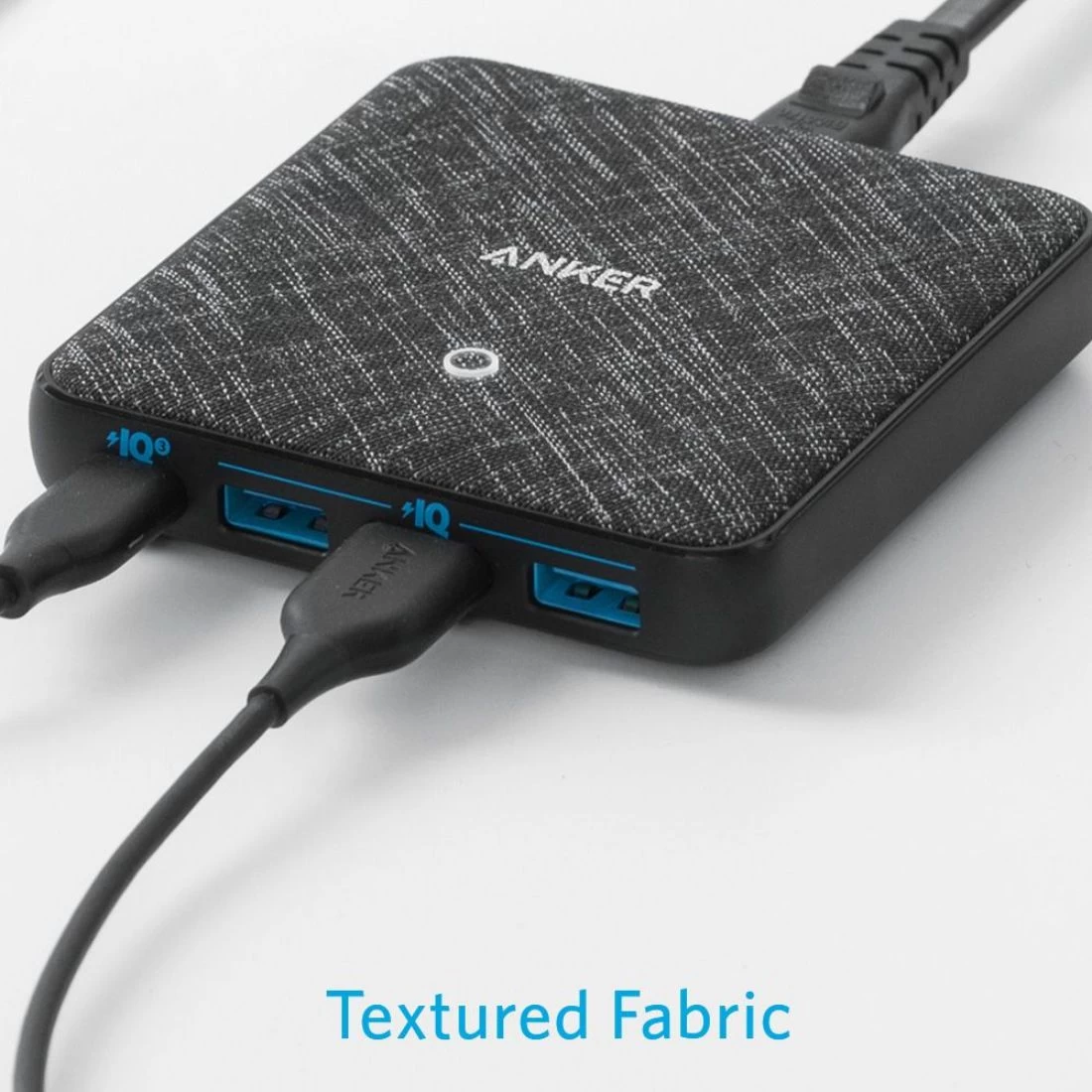 Anker PowerPort Atom III Slim Wall Charger (Four Ports) - Black 9 Anker PowerPort Atom III Slim Wall Charger (Four Ports) - Black - Image 7