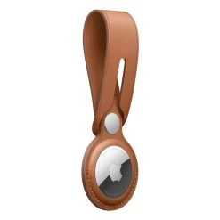 Apple AirTag Leather Loop MX4A2FE/A - Saddle Brown -3C Electronics Store apple airtag leather loop saddle brown 2