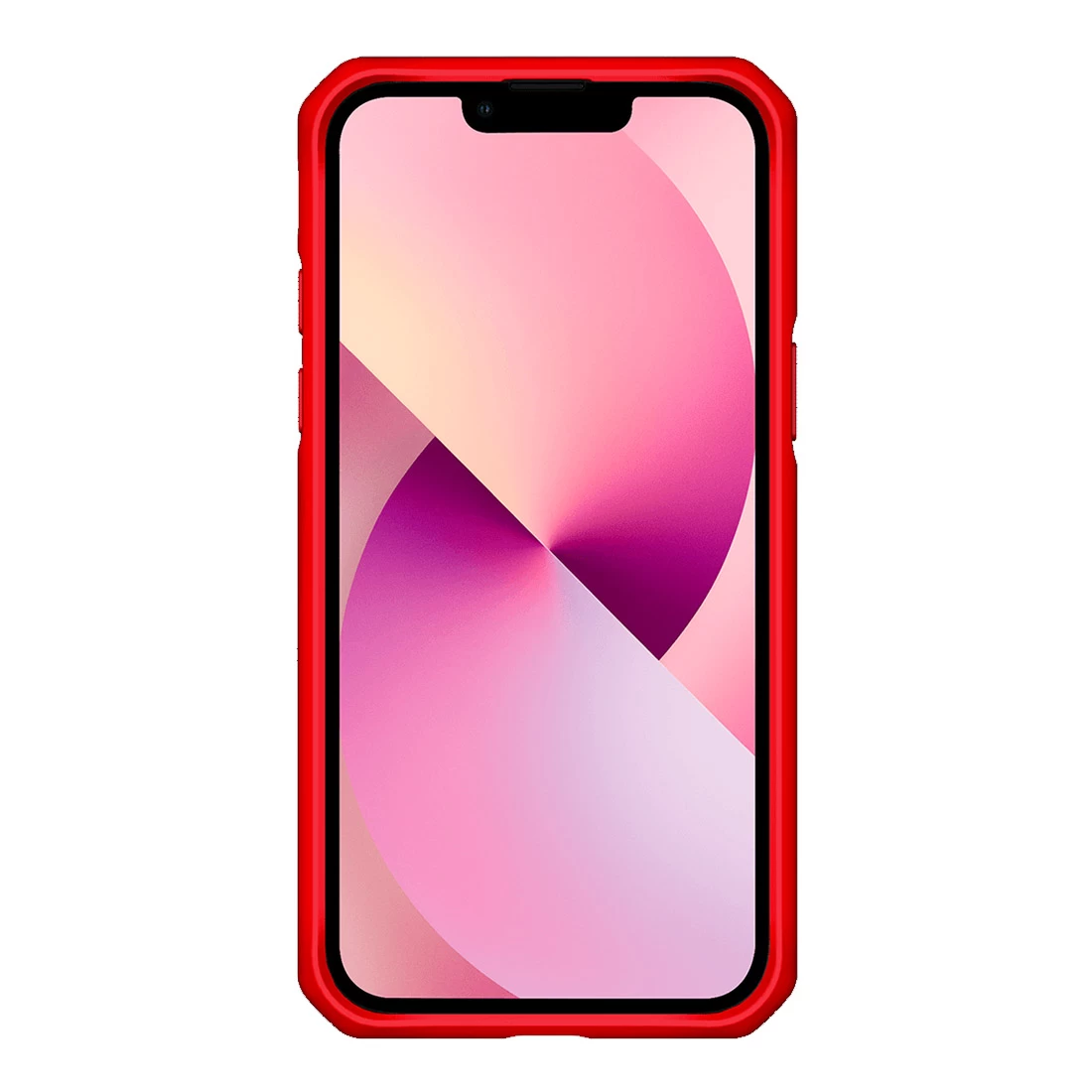 Itskins Hybrid Solid Drop Protection Case For IPhone 13 - Clear And Red 4 Itskins Hybrid Solid Drop Protection Case For IPhone 13 - Clear And Red - Image 2