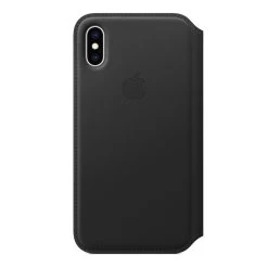 Apple IPhone XS Max Leather Folio - Black