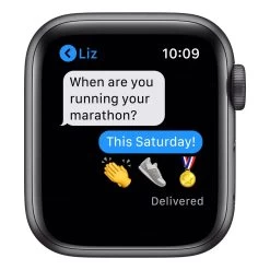 Apple Watch Series 6 40mm (GPS + Cellular) Space Grey Aluminum Case W/ Black Sport Band -3C Electronics Store apple watch 40mm series 6 space grey aluminum case 2