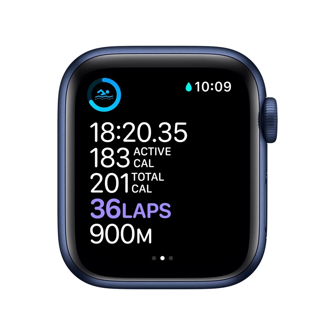 Apple Watch 40mm Series 6 (GPS + Cellular) Blue Aluminum Case W/ Navy Sport Band 7 Apple Watch 40mm Series 6 (GPS + Cellular) Blue Aluminum Case W/ Navy Sport Band - Image 5