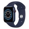 Apple Watch 40mm Series 6 (GPS + Cellular) Blue Aluminum Case W/ Navy Sport Band -3C Electronics Store apple watch series 6 44mm blue aluminium case w navy sport band main 1 1