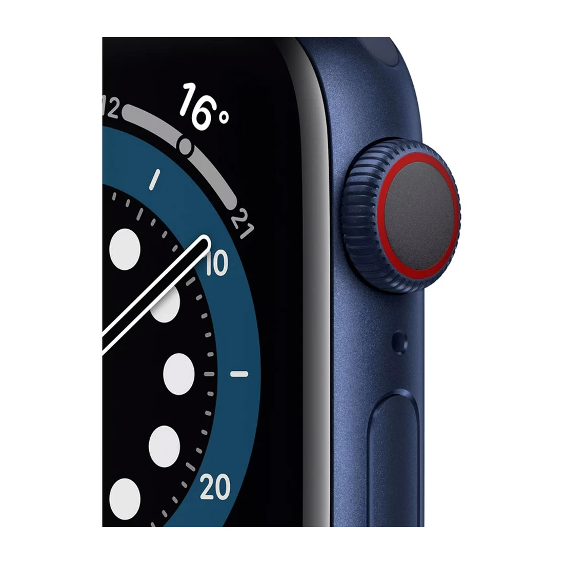 Apple Watch 40mm Series 6 (GPS + Cellular) Blue Aluminum Case W/ Navy Sport Band 5 Apple Watch 40mm Series 6 (GPS + Cellular) Blue Aluminum Case W/ Navy Sport Band - Image 3