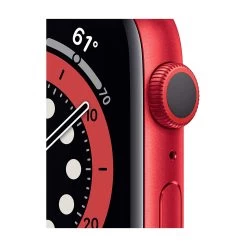 Apple Watch Series 6 44mm (Product) Red Aluminium Case W/ Red Sport Band GPS + Cellular -3C Electronics Store apple watch series 6 44mm red aluminium case w red sport band side 1 1