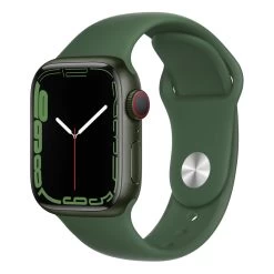 Apple Watch Series 7 41mm (GPS + Cellular) Green Aluminium Case W/ Clover Sport Band