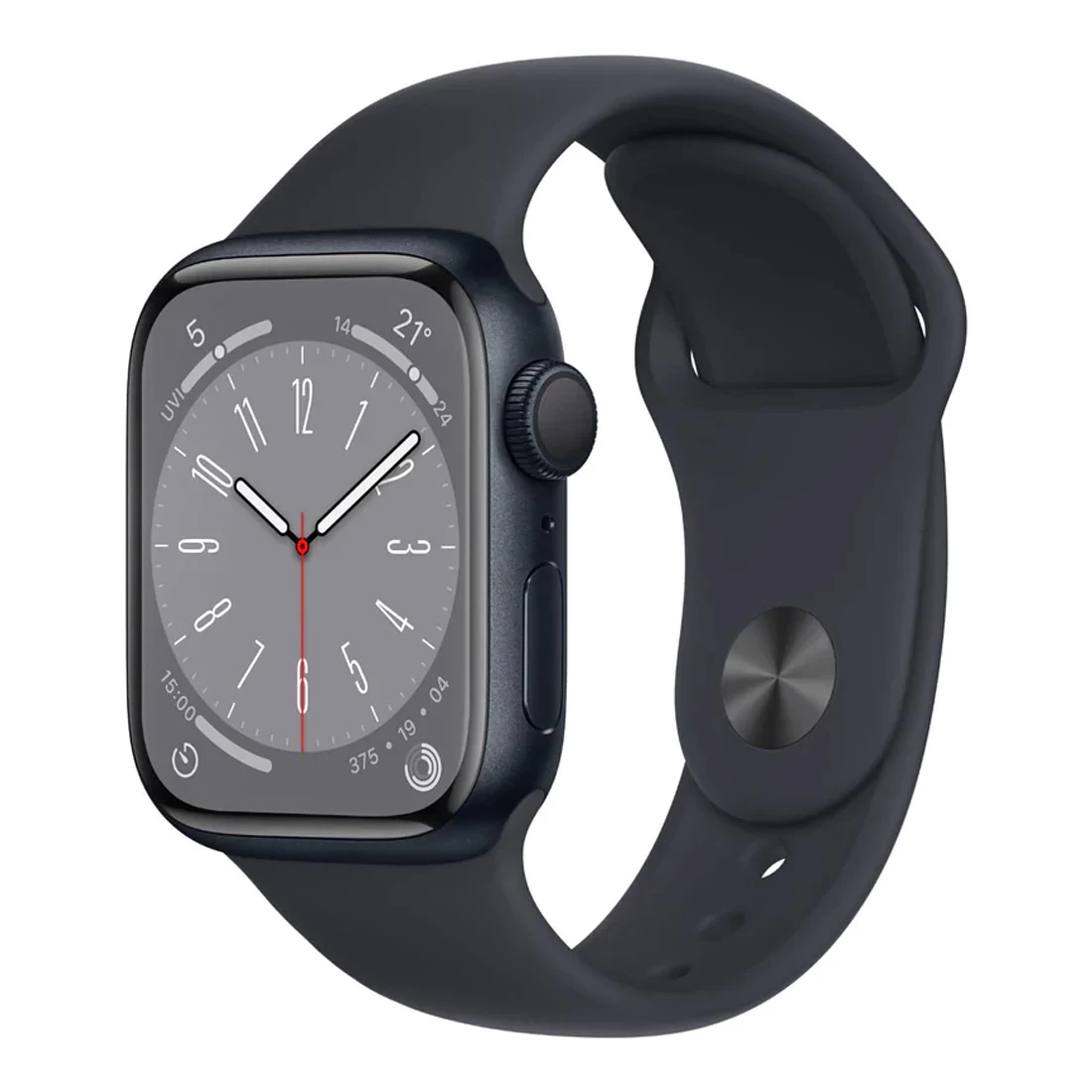 Apple Watch Series 8 41mm Midnight Aluminum Case W/ Midnight Sport Band GPS 3 Apple Watch Series 8 41mm Midnight Aluminum Case W/ Midnight Sport Band GPS