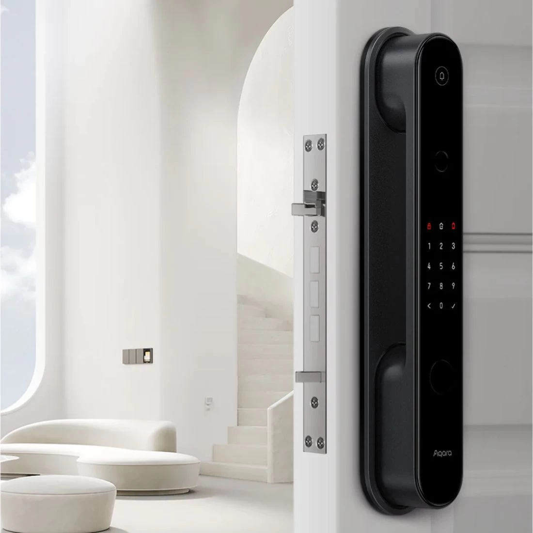 Aqara Smart Door Lock D100 ZNMS20LM - Black 8 Aqara Smart Door Lock D100 ZNMS20LM - Black - Image 6