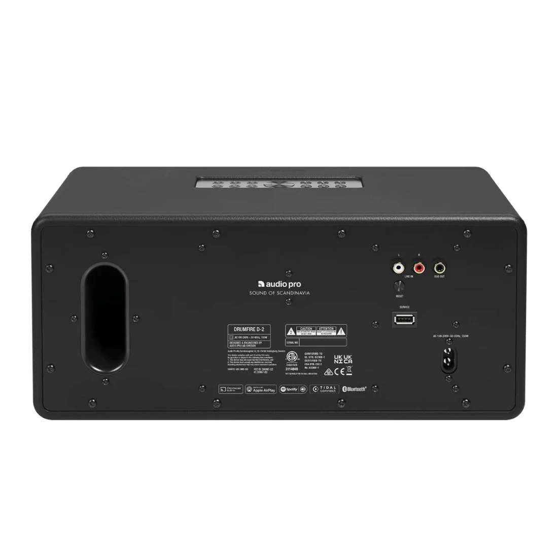 Audio Pro D2 MKII WiFi Wireless Multiroom Speaker - Ash Black 6 Audio Pro D2 MKII WiFi Wireless Multiroom Speaker - Ash Black - Image 4