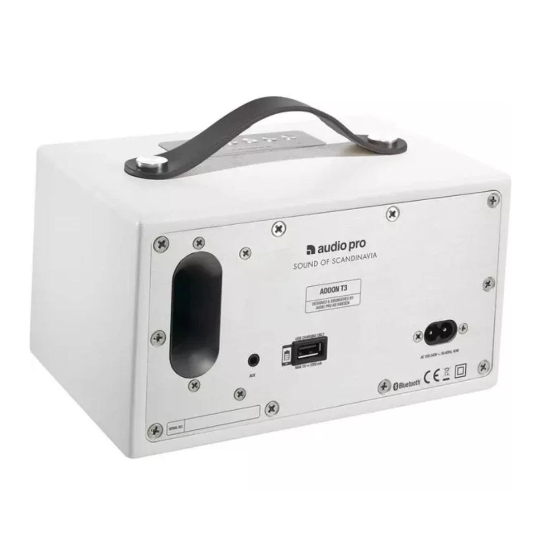 Audio Pro T3+ Portable Wireless Bluetooth Speaker - Arctic White 5 Audio Pro T3+ Portable Wireless Bluetooth Speaker - Arctic White - Image 3