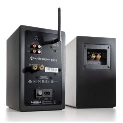 Audioengine HD4 Powered Wireless Desktop Speakers - Satin Black -3C Electronics Store audioengine hd4 wireless desktop speakers satin black 1