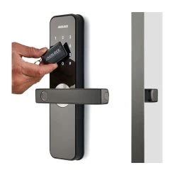 Auslock Handy Series H31B Keyless Entry Smart Door Lock (Modern & Smart) - Black -3C Electronics Store auslock handy series h31b keyless entry smart door lock modern smart lack3