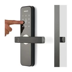 Auslock Handy Series H31B Keyless Entry Smart Door Lock (Modern & Smart) - Black -3C Electronics Store auslock handy series h31b keyless entry smart door lock modern smart lack4