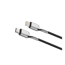 Cygnett Armoured Lightning To USB-C 2M Cable CY2801PCCCL (MFi-Certified) - Black