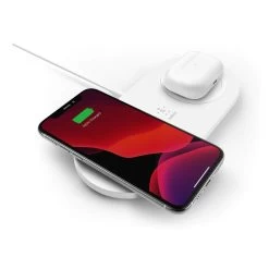 Belkin BoostUp Charge Dual 15w Wireless Charging Pad - White -3C Electronics Store belkin boost charge dual 15w wireless charging pad wht 4