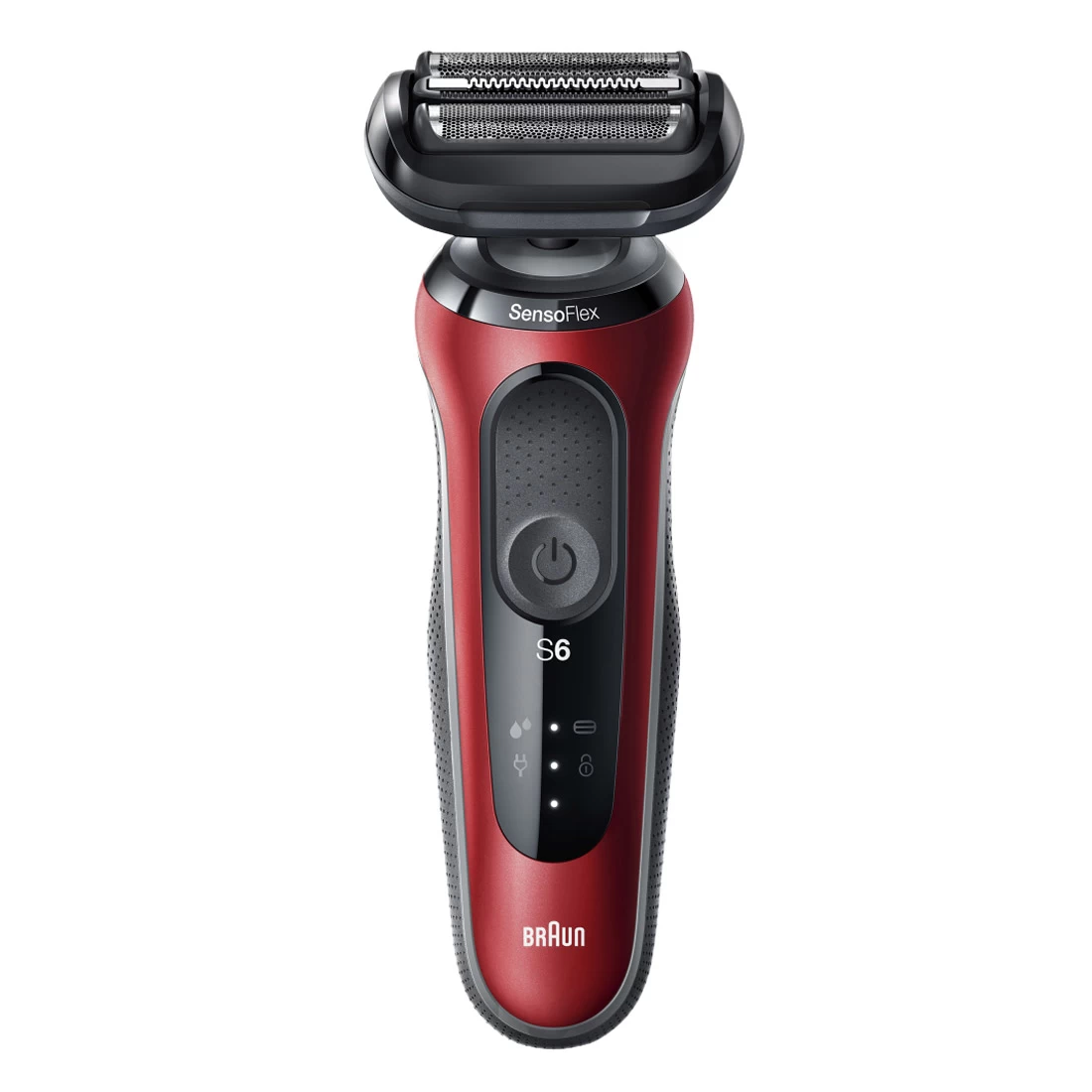 Braun Series 6 61-R1000s Wet & Dry Shaver With Travel Case - Red 4 Braun Series 6 61-R1000s Wet & Dry Shaver With Travel Case - Red - Image 2