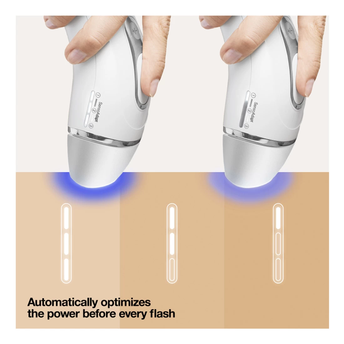 Braun Silk-expert Pro 3 IPL Long Term Hair Removal Device (PL3133) - White 5 Braun Silk-expert Pro 3 IPL Long Term Hair Removal Device (PL3133) - White - Image 3