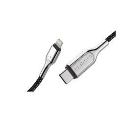 Cygnett Armoured Lightning To USB-C 2M Cable CY2801PCCCL (MFi-Certified) - Black -3C Electronics Store bs