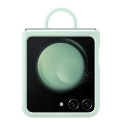 Samsung Galaxy Z Flip5 Silicone Case With Ring EF-PF731TMEGWW - Ocean Green -3C Electronics Store case with ring ef pf731tmegww 1