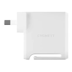 Cygnett PowerMaxx 70W Dual Port GaN Wall Charger CY4132PBCHE - White 7 Cygnett PowerMaxx 70W Dual Port GaN Wall Charger CY4132PBCHE - White -3C Electronics Store charger cy4132pbche side