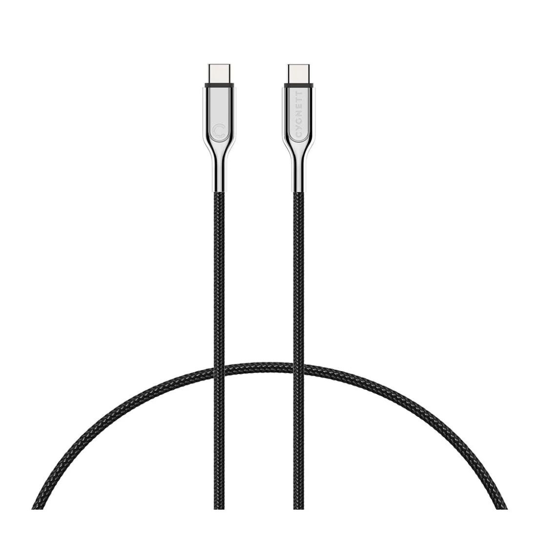 Cygnett Armoured 5A/100W 2.0 USB-C To USB-C Cable 2m CY2678PCTYC - Black 3 Cygnett Armoured 5A/100W 2.0 USB-C To USB-C Cable 2m CY2678PCTYC - Black