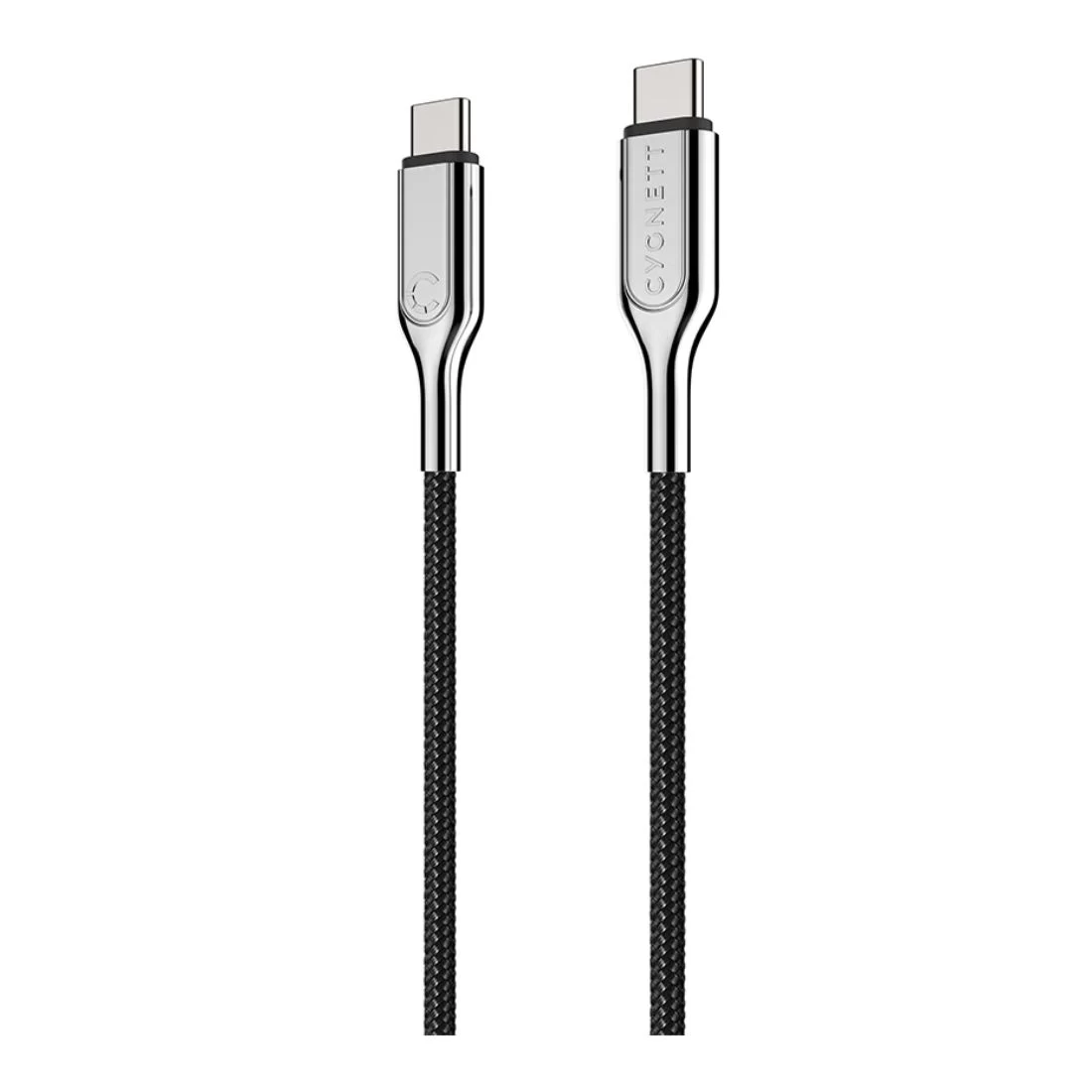 Cygnett Armoured 5A/100W 2.0 USB-C To USB-C Cable 2m CY2678PCTYC - Black 4 Cygnett Armoured 5A/100W 2.0 USB-C To USB-C Cable 2m CY2678PCTYC - Black - Image 2