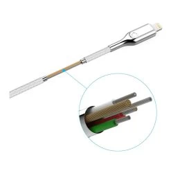 Cygnett Armoured Lightning To USB-A Cable 1m CY2685PCCAL - White -3C Electronics Store cy2685pcca white3