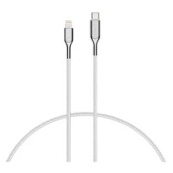 Cygnett Armoured Lightning To USB-C Cable 1M - White