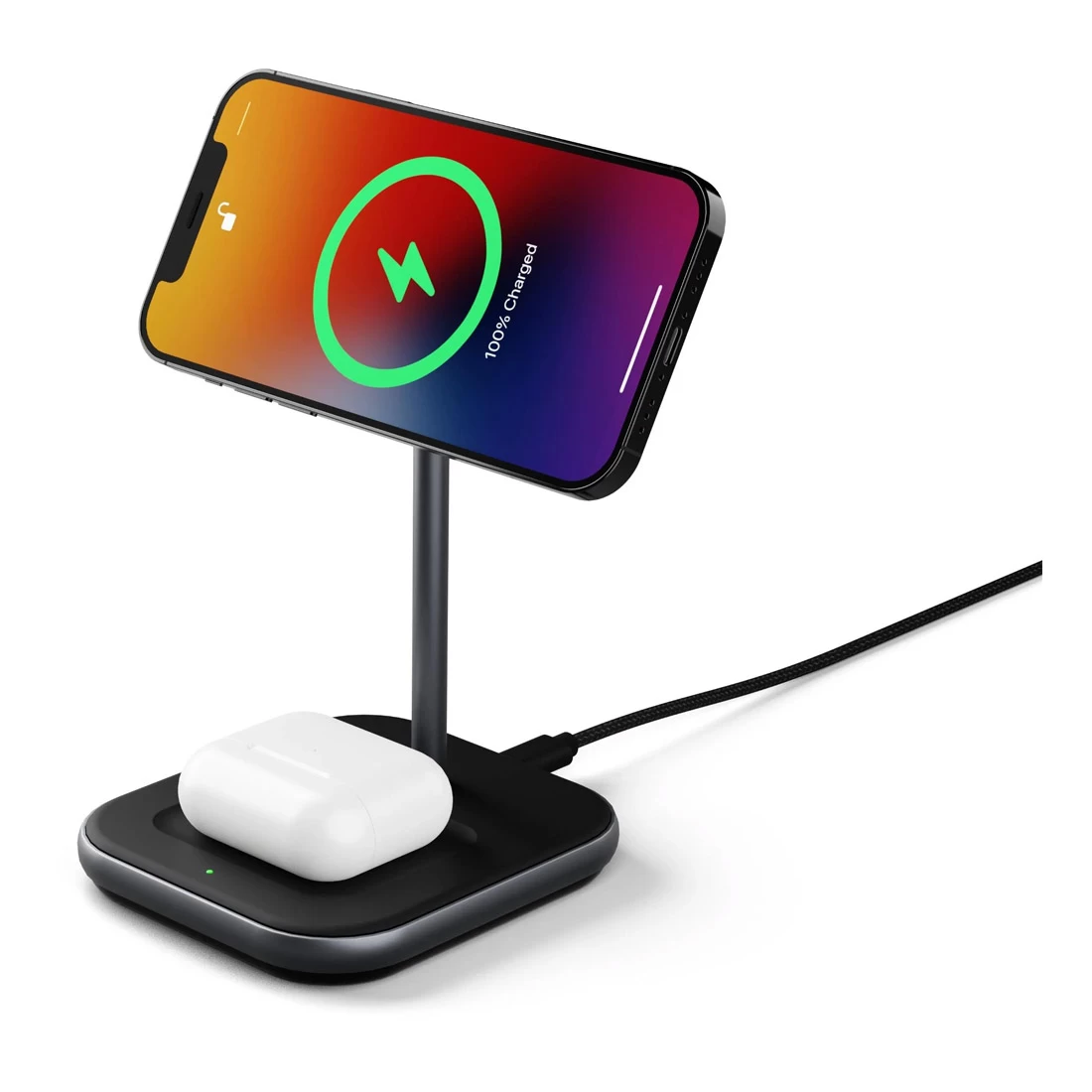 Cygnett MagDesk 2-in-1 Magnetic Wireless Charger CY3769ACOCP - Black 7 Cygnett MagDesk 2-in-1 Magnetic Wireless Charger CY3769ACOCP - Black - Image 5
