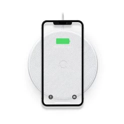 Cygnett PowerBase II 10W Wireless Desk Phone Charger - White -3C Electronics Store cygnett powerbase ii wireless 10w desk charger white sample