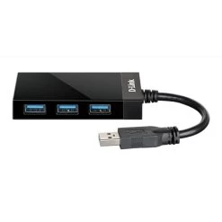 D Link D-Link DUB-1341 4 Port Super Speed USB 3.0 Hub - Black