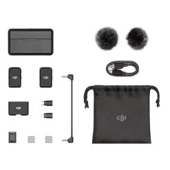 DJI Mic (2 TX + 1 RX + Charging Case) -3C Electronics Store dji mic wireless microphone kit 1