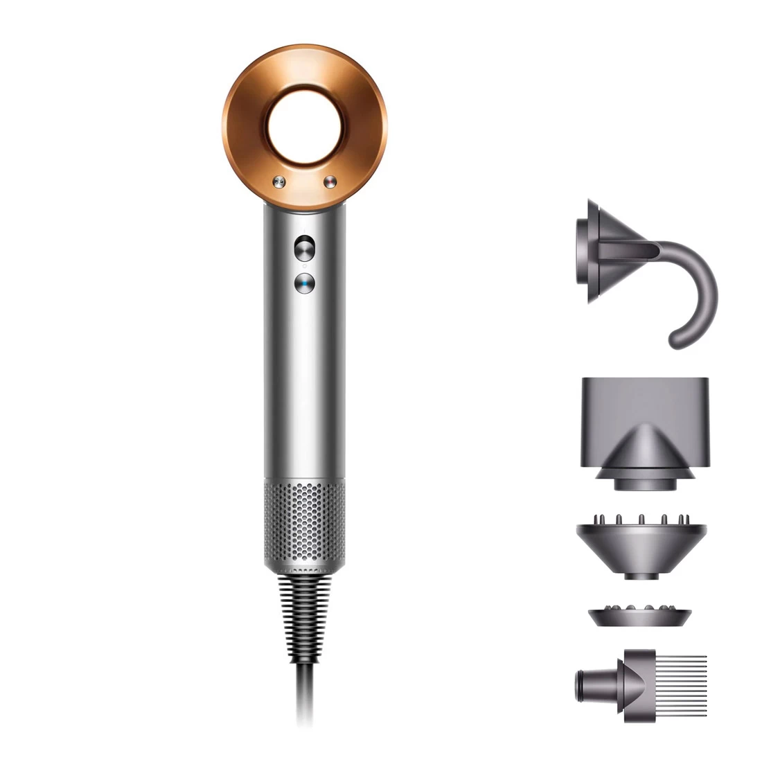 Dyson Supersonic HD07 V3 Hair Dryer - Bright Nickel & Bright Copper 3 Dyson Supersonic HD07 V3 Hair Dryer - Bright Nickel & Bright Copper